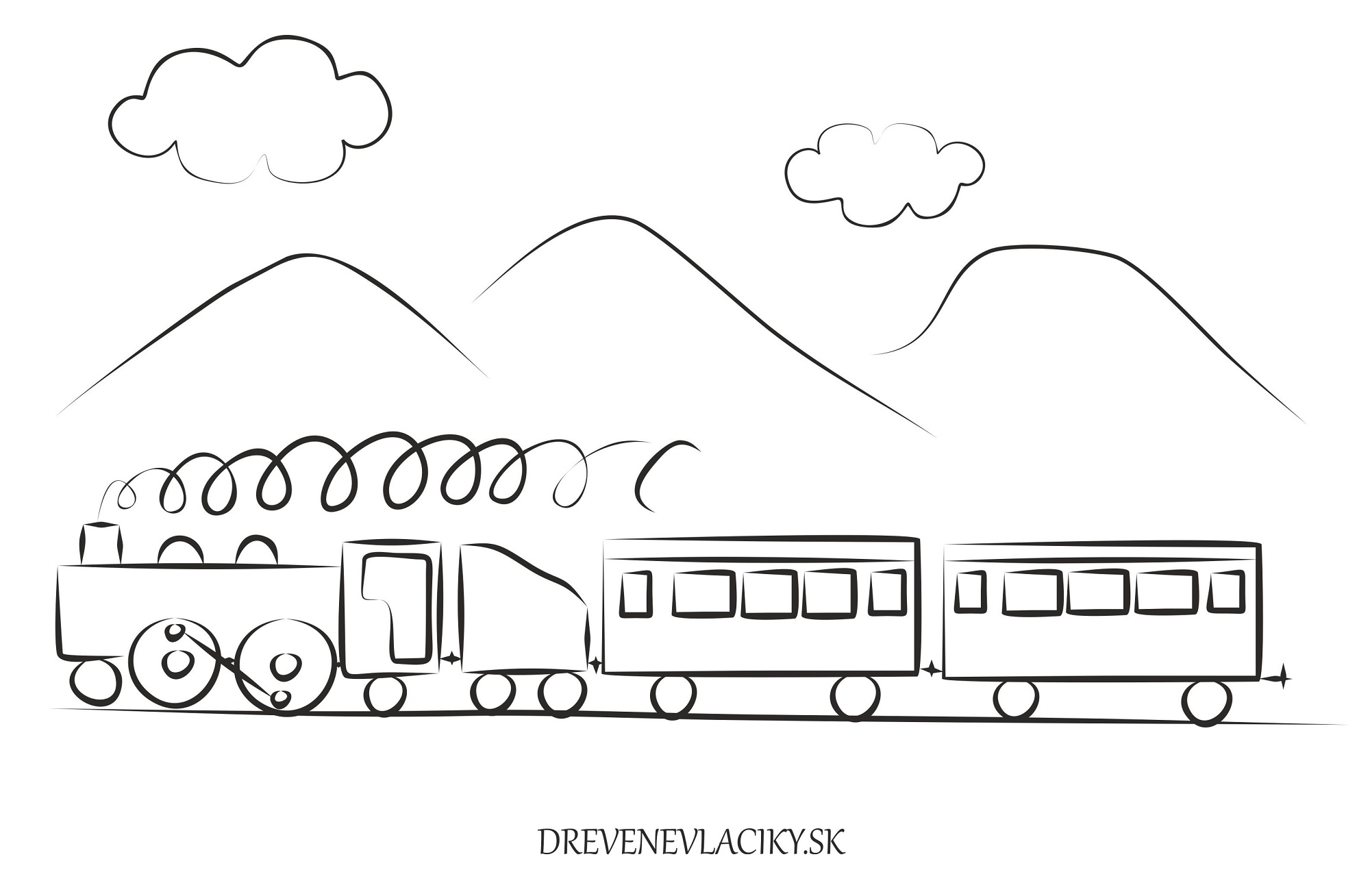 malovanka vlaky